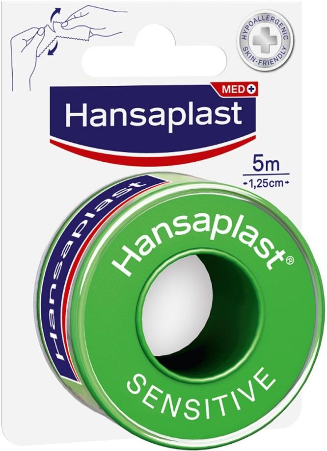 Hansaplast Fixierpflaster sensitive 5mx1,25cm 1stk