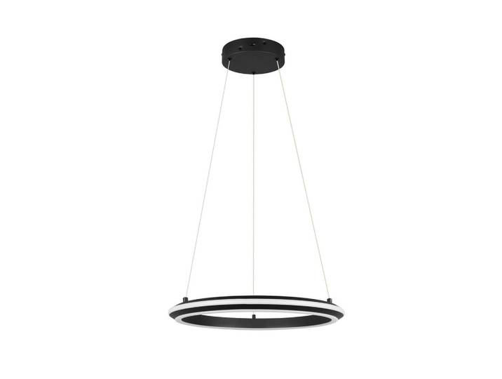 Trio Leuchten Led-Pendelleuchte, Schwarz, Metall, F, 45 cm, Lampen & Leuchten, Innenbeleuchtung, Hängelampen, Pendelleuchte