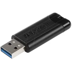 VERBATIM 49320 - USB-Stick, USB 3.0, 256 GB, PinStripe Schwarz