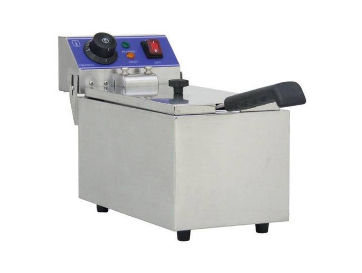 Fritteuse Weber Home Gastronomie-Fritteuse , silber (silberfarben), Fritteusen, Fritteuse