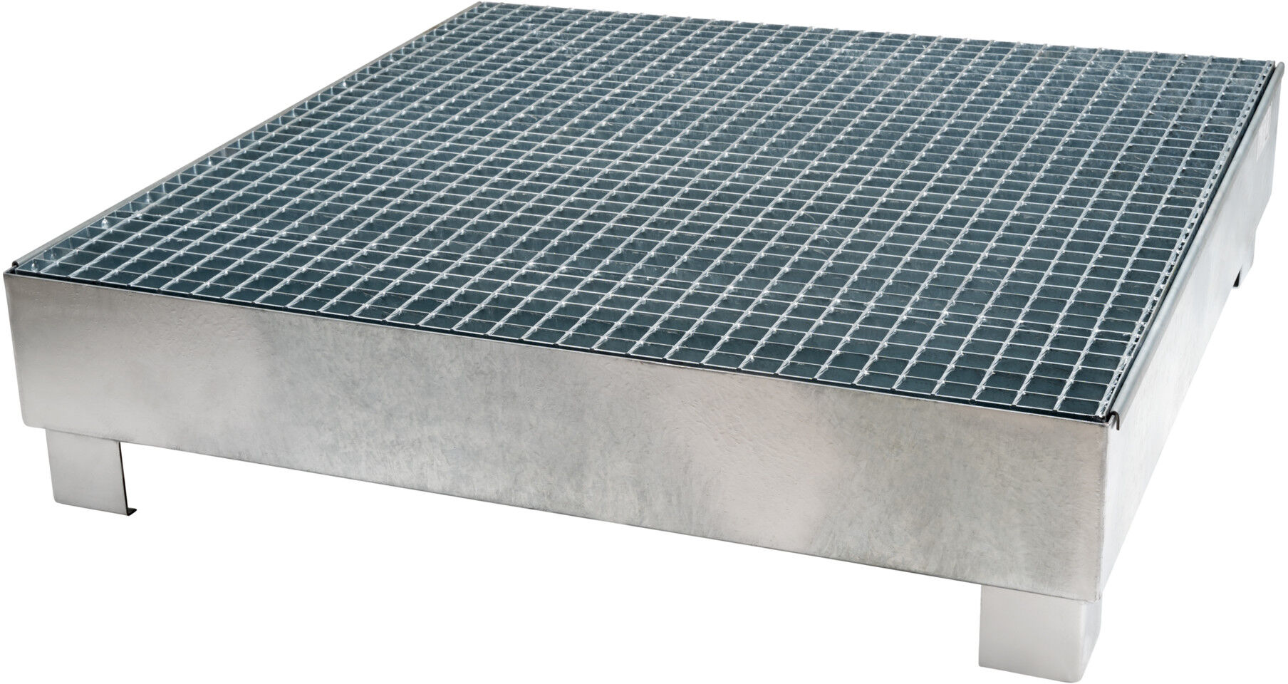 STIER Auffangwanne verzinkt für 4x200l Fässer 1200x1200x290 mm (904855)