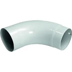 Rohrbogen Aluminium 72° weiß (RAL 9016)