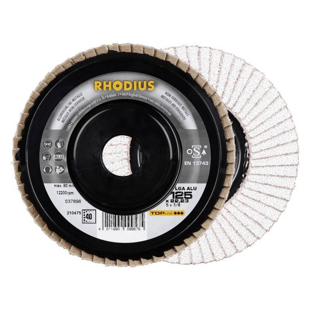 Rhodius LGA ALU Fächerscheibe 115 x 22.23 - P40 (40) (210473)