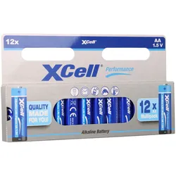 XCell Performance 1,5V LR6 AA Batterie AlMn 12er Blister