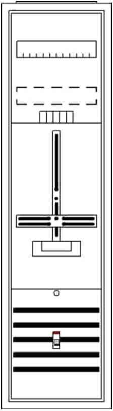 STRIEBEL & JOHN Komplettschrank AP Dreipunkt A17 1Z DA17BA (2CPX054252R9999)