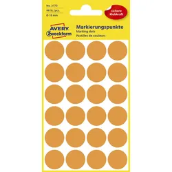 AVERY Zweckform Klebepunkte Ø 18,0 mm leuchtorange