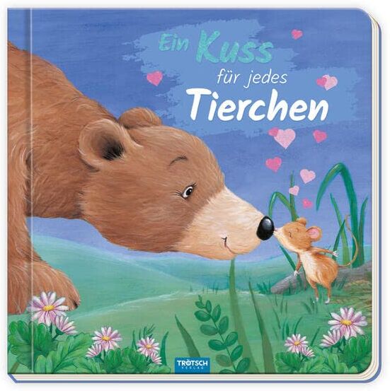 Trötsch Verlag GmbH & Co. KG - Trötsch Pappenbuch mit Reimen Ein Kuss für jedes Tierchen: Beschäftigungsbuch Kinderbuch Geschichtenbuch - Preis vom 09.10.2026 07:28:09 h