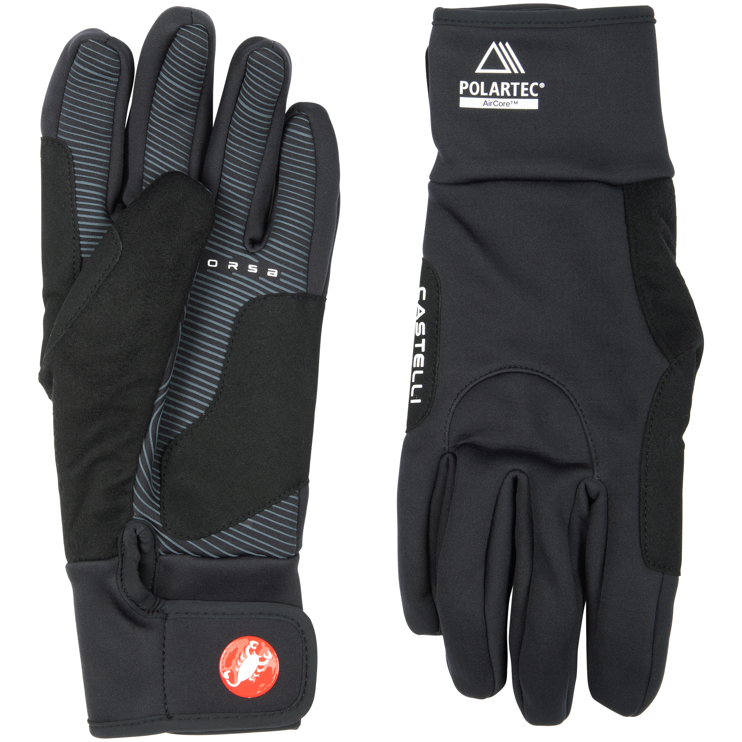 Castelli Estremo 2 Fingerhandschuhe schwarz Größe S Mountainbike | Rennrad | Commuting | Gravel Wasserabweisend Wasserabweisend