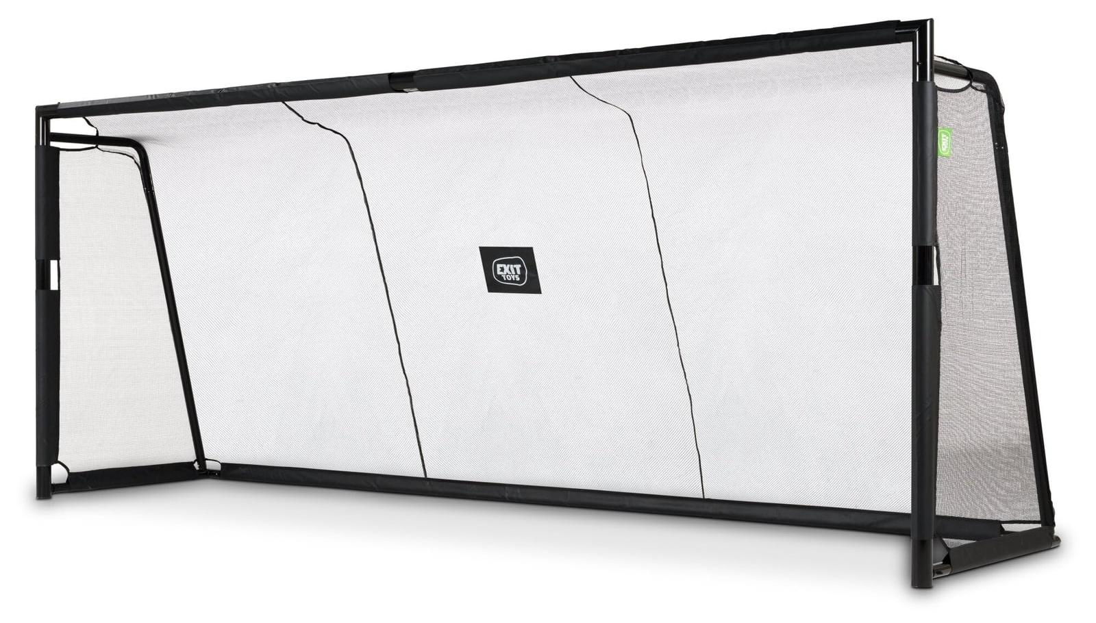 Fußballtor Fußballtor Stahl - 500 x 200 cm - Schwarz - Mit Verankerungsset