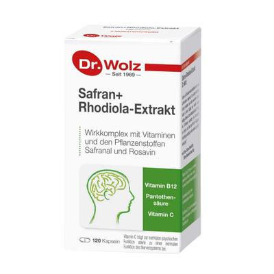 SAFRAN+RHODIOLA-Extrakt Dr.Wolz Kapseln 120 St