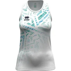 Errea, Damen, Sportshirt, Singlet Mayra Ad (L), Blau, Weiss