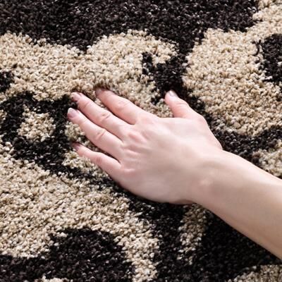 SAFAVIEH Florida Shag Hilde Floral 1.2-inch Thick Rug