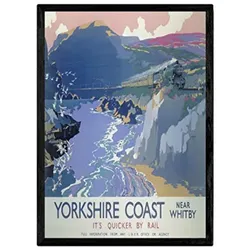 POSTER Yorkshire Vintage A3 Rahmenlos