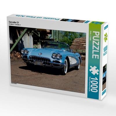 CALVENDO Puzzle Corvette C1 | 1000 Teile Lege-Größe 64 × 48 cm Foto-Puzzle für glückliche Stunden
