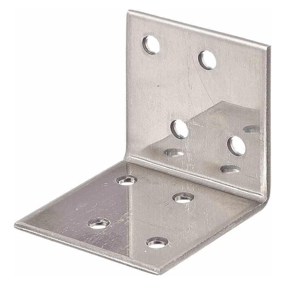 Alberts Winkelverbinder 50 x 50 x 40 mm, Edelstahl, 1 Stck (Winkelverbinder, 1 Stk.) (33520 5)