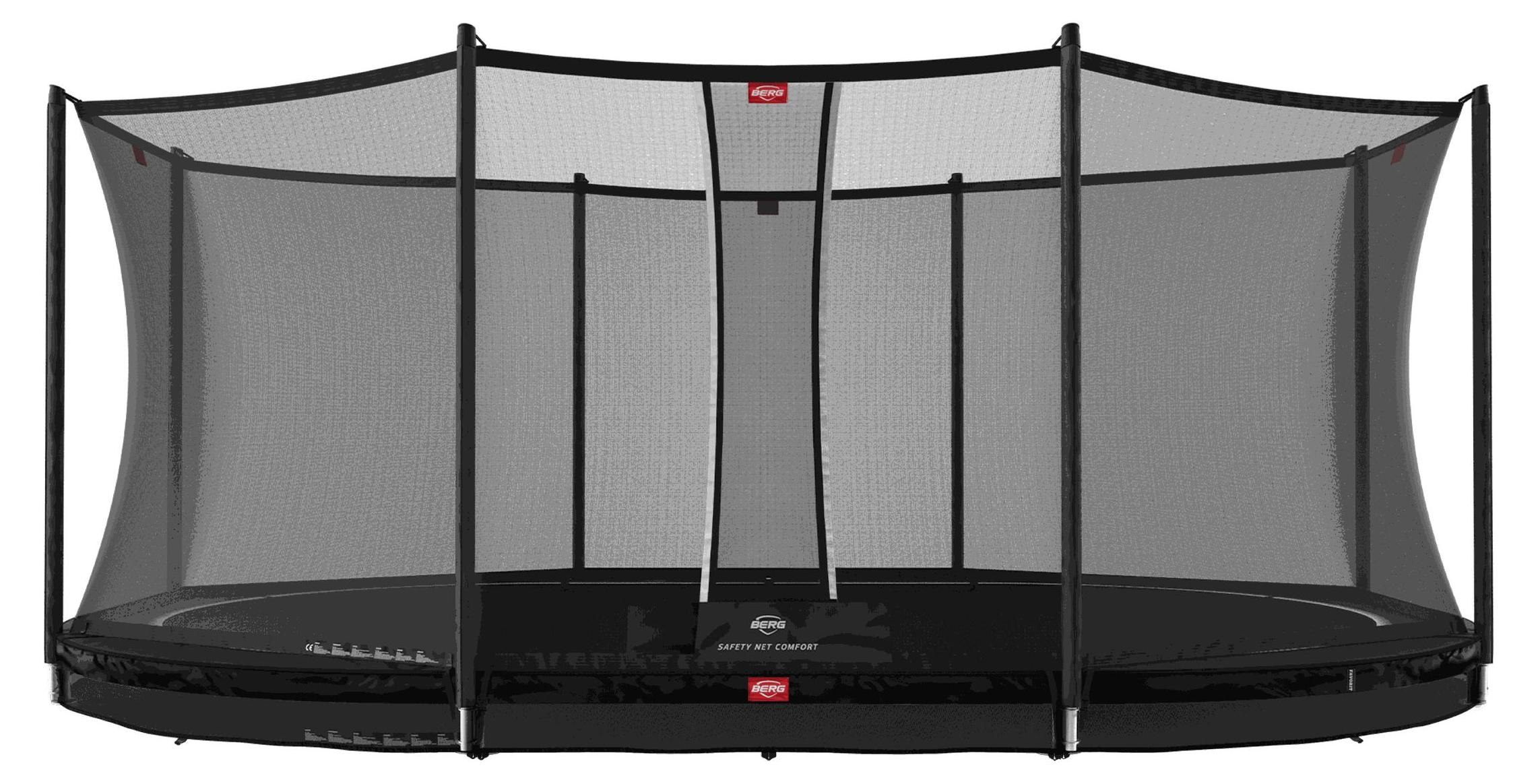 BERG Bodentrampolin Grand Favorit InGround 520 + Sicherheitsnetz Comfort