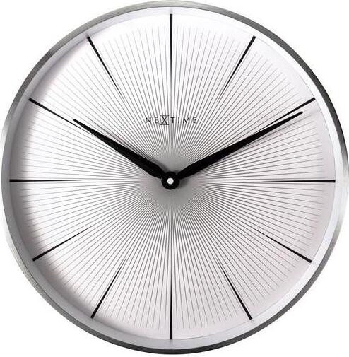 NeXtime Wandklok 2 Seconds Wit Metaal 40 cm