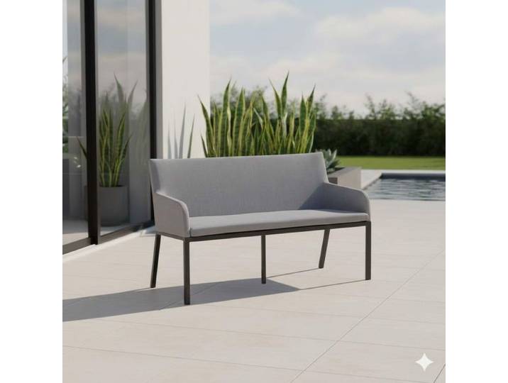 Siena Garden Ricardo Diningsofa Aluminium/Texfabric