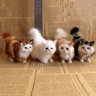 Uplift Treasures Realistic Plush Cat Toy c
