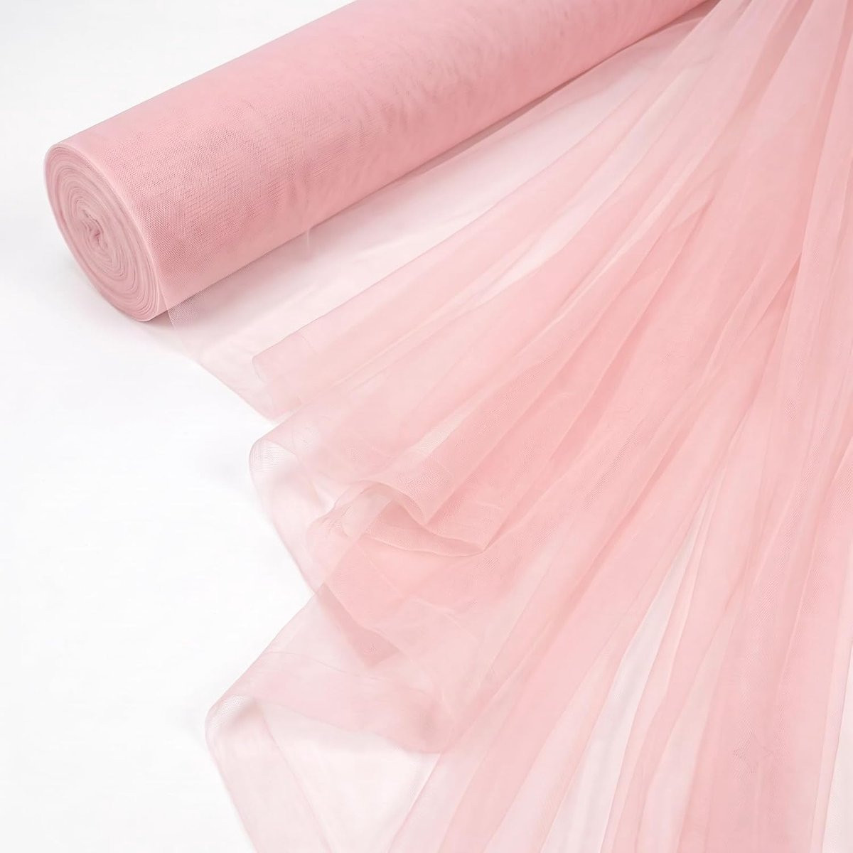 Roze organza stof voor volwassenen