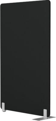Stellwand Modus mit Standfuß, 25 mm stark, B 800 x H 1800 mm, schwarz