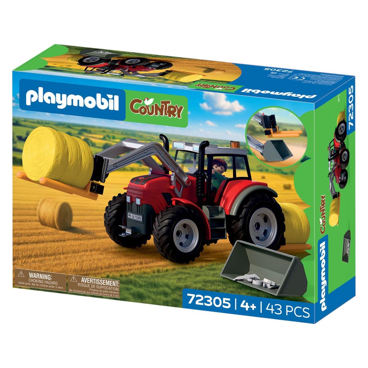 Playmobil Grosser Traktor mit Heuballen (72305)