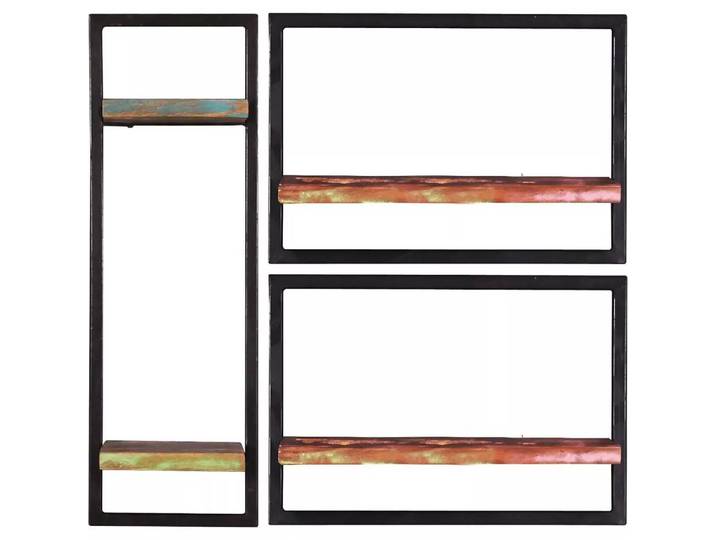 mutoni - Wandregal River bunt 80x25x75 (3-tlg), One Size, Multicolor