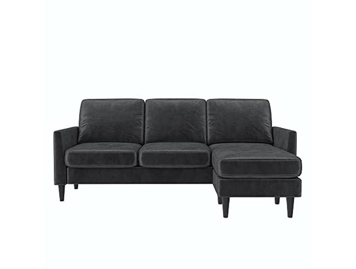 Winston Sofa 3 Sitze mit Chaise Lounge in Velvet Grau