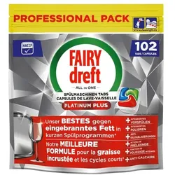 FAIRY Spülmaschinentabs »Professional Platinum Plus« 102 Stück