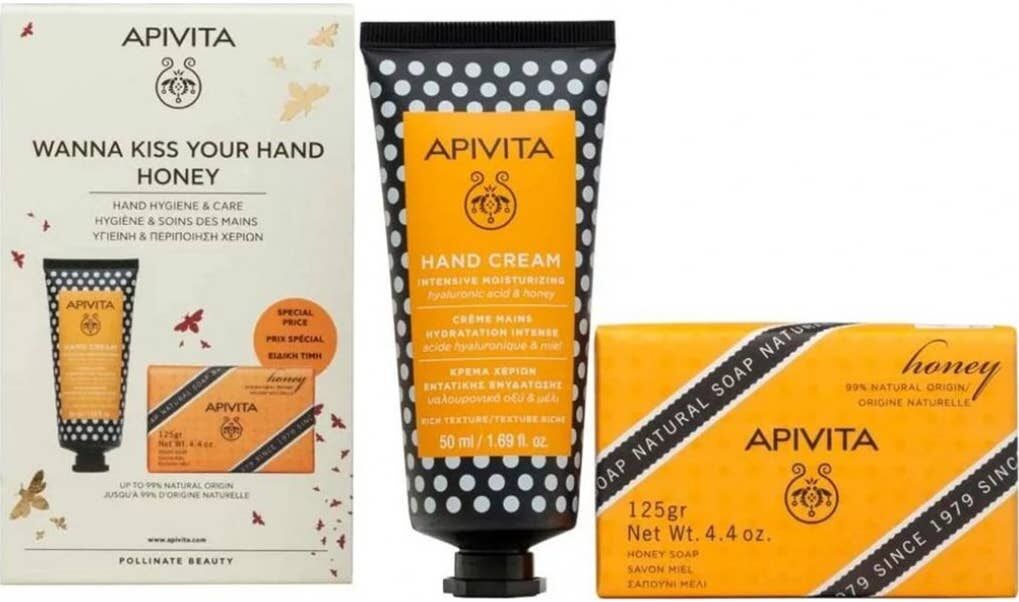 Apivita Pack Wanna Kiss Your Hand Honey