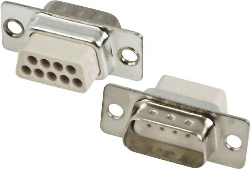 MH Connectors MHDBC09SP-NW D-SUB Stiftleiste 180° Polzahl: 9 Crimpen