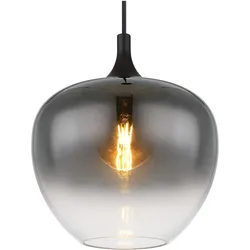 Globo, Pendelleuchte, Hängeleuchte Maxy schwarz matt 1xE27 (E27)