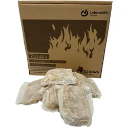 20x ZündLi die Anfeuerpäckchen zum Anzünden von Holzfeuer und Grill - 640 Stück