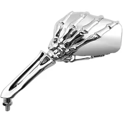 Vicma, Motorrad Zubehör, V PARTS () UNIVERSAL LINKER SPIEGEL CHROM (SKELETTHAND) (E569I)
