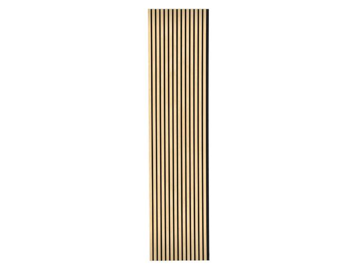Akustikpaneel Esche furniert, Eschefarben, furniert, 57.25x240x1.9 cm, Montage ohne Bohren, Tapeten & Wandverkleidungen, Akustikpaneele