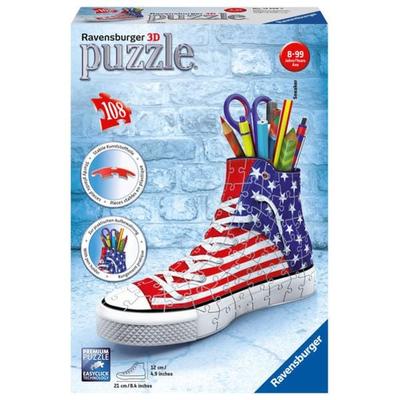 3D Puzzle Ravensburger Sneaker American Style 108 Teile