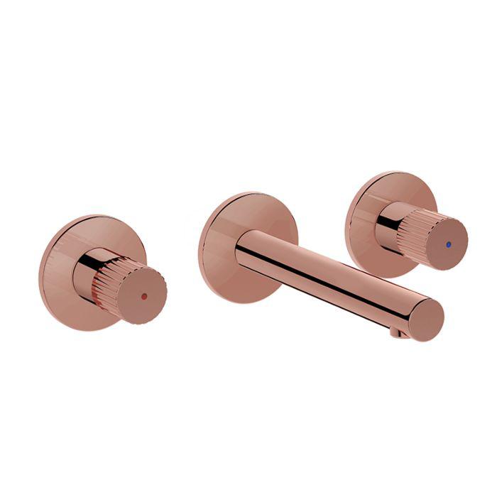 Vitra Origin Fertigmontageset A4258226 Unterputz-Waschtisch-Zweigriffarmatur, Ausladung 150-180mm, 2 Griffe, KUnterputzfer