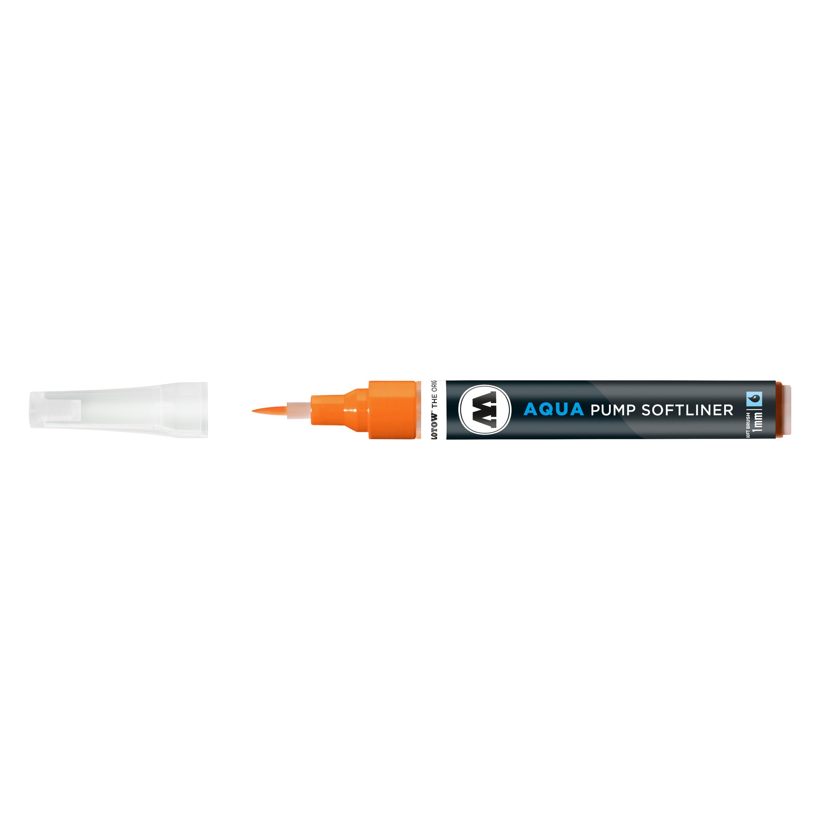 Molotow Pinselmarker Pump Softliner Aqua 1mm orange (1x) (MO727003)