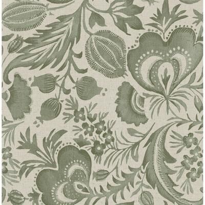Scott Living Culver Moss Jacobean Wallpaper