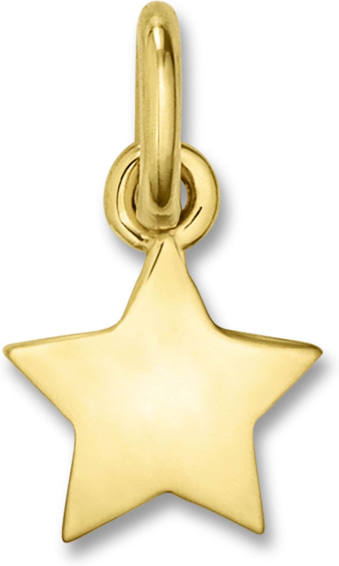 Kettenanhänger ONE ELEMENT "Stern Anhänger aus 333 Gelbgold", gold, Schmuckanhänger, Mädchen, Gelbgold 333 Gold, Gelbgold 333, Gold, Kettenanhänger, Fein gefertigt – ein Zeichen mit besonderer Bedeutung