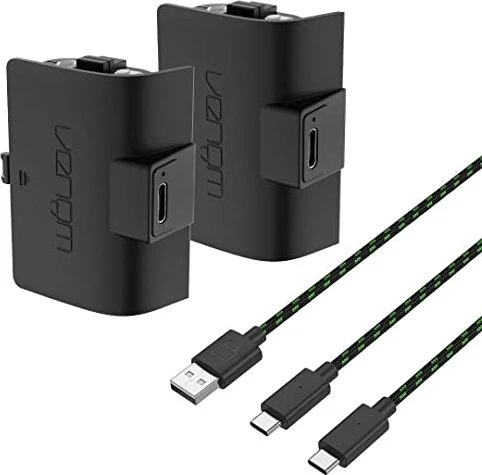 VENOM VS2874 Xbox Series S/X & One White High Capacity Twin Battery Pack + 3m Kabel