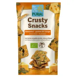 Pural Crusty Snacks Käse-Kürbiskern bio