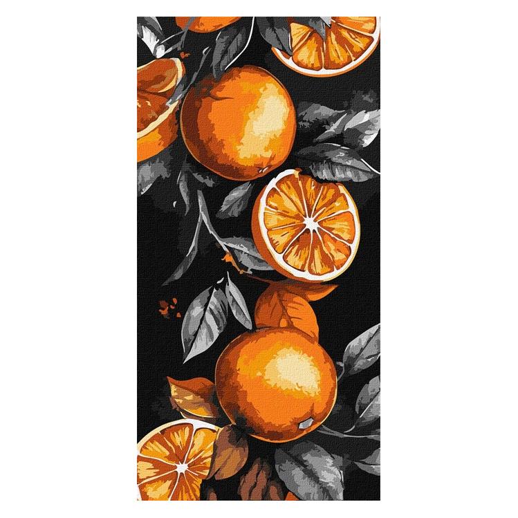 Ideyka Malen nach Zahlen - Sizilianische Orangen - art selena ua 40 x 80 cm (KHO6396)