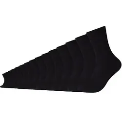 CAMANO Socken Classics, Größe 39/42 in Schwarz Schwarz