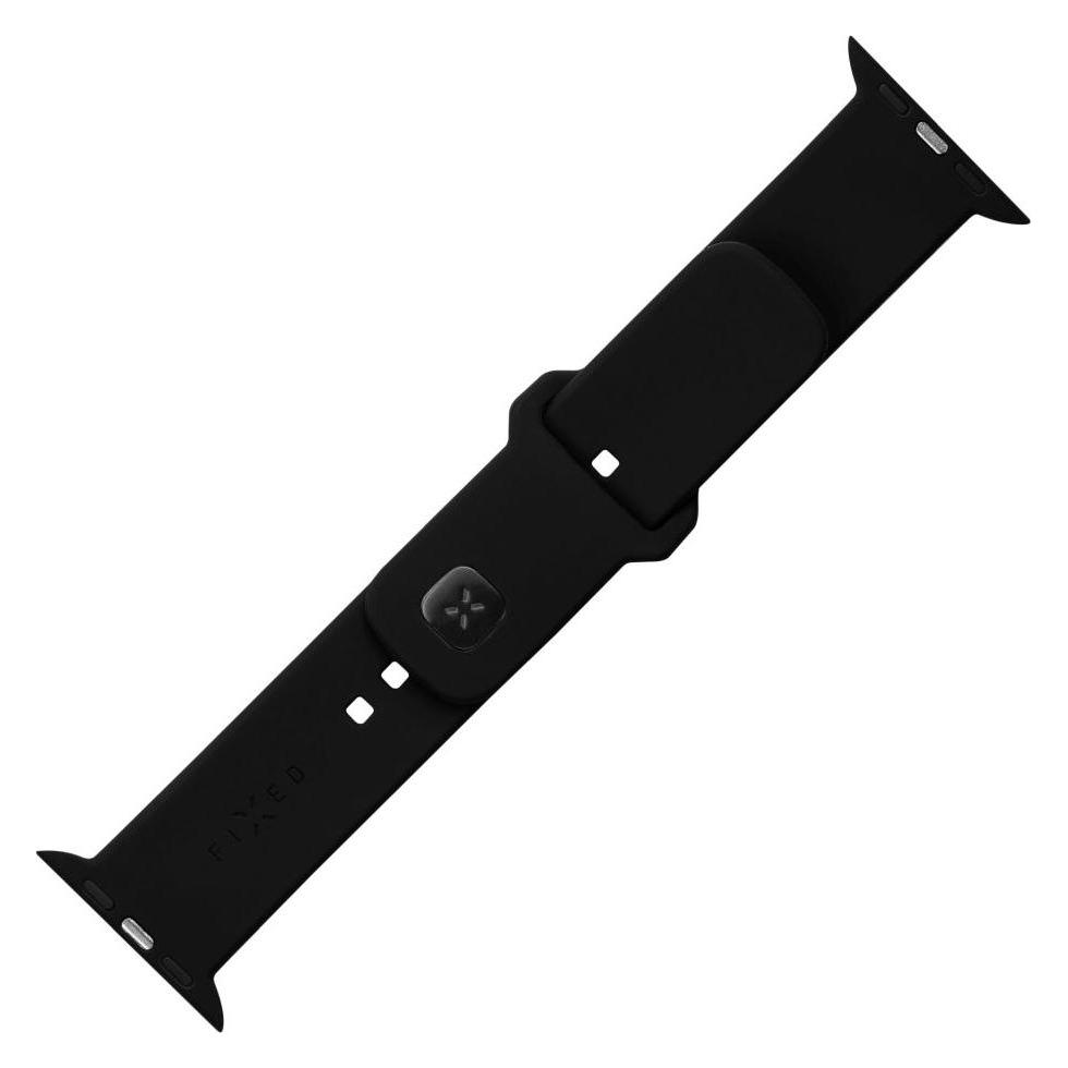 Fixed Silikone rem SET til Apple Watch Ultra-2/49mm Sort (49 mm, Silikon) (FIXSST2-1029-BK)