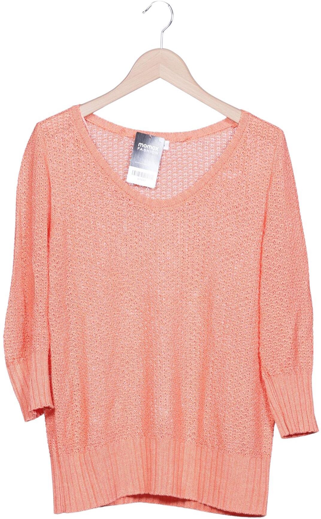Calvin Klein Damen Pullover, Orange, Gr. M, Viskose / Leinen - Second Hand