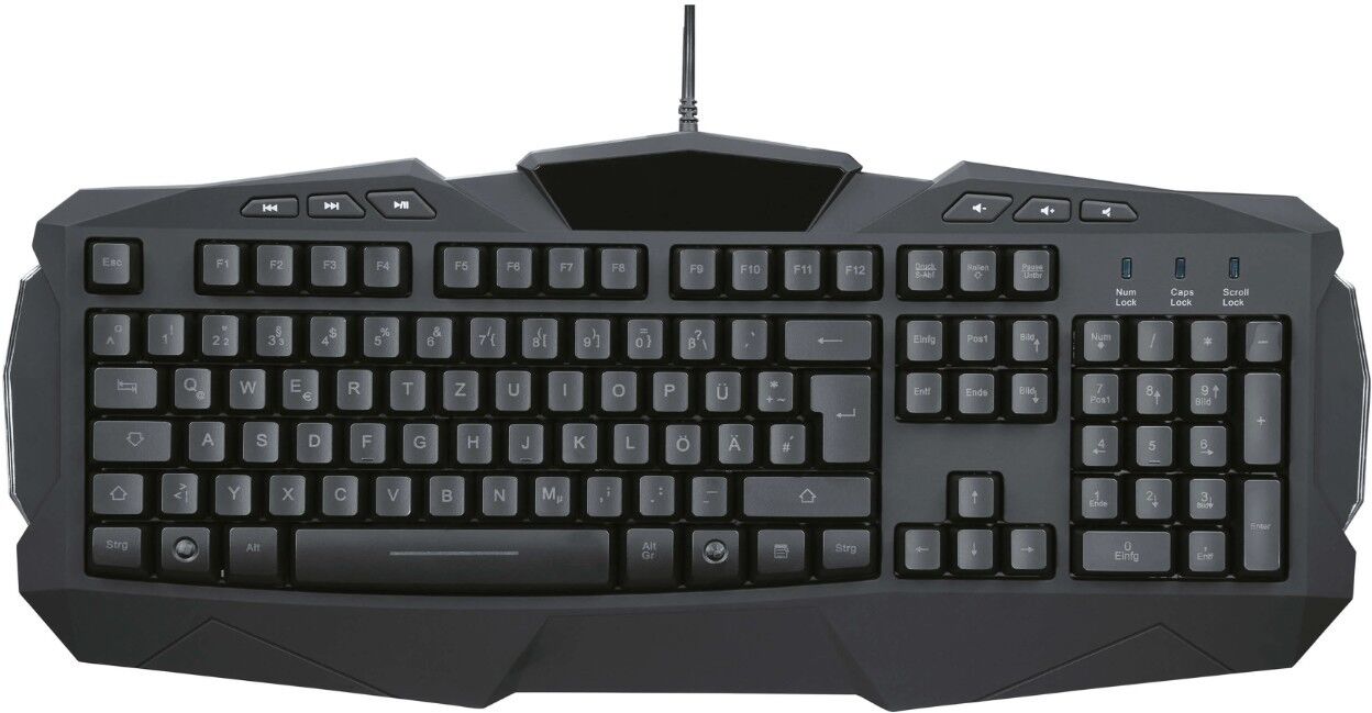 URAGE Illuminated gaming-tangentbord med bakgrundsbelysning