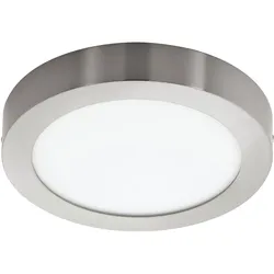 LED Decken Leuchte Dimmbar Tages Licht Lampe Wohn Zimmer Strahler silber Fernbedienung