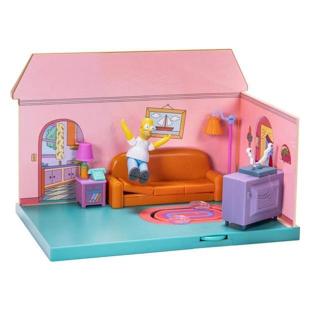 Jakks Pacific Simpsons Minifiguren Spielset Wohnzimmer (175564)