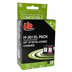 Print, Druckerpatrone, Tusz UPrint H-301XL-PACK / CH563EE+CH564EE (black, color) (BK, Color)